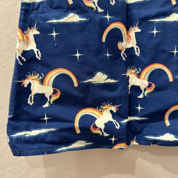 Lollipops & Daydreams Navy Blue Unicorns & Rainbows Tank Dress - Picture 4 of 6